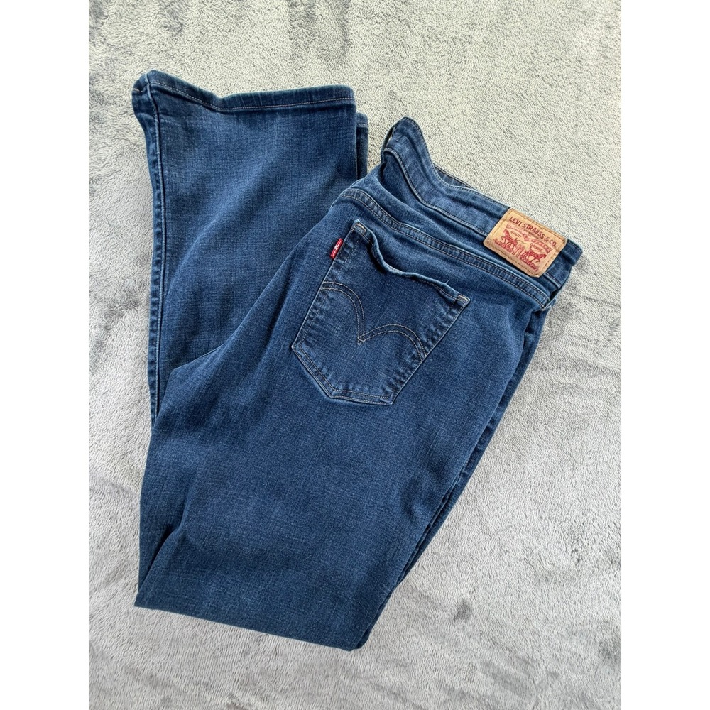 Levi's 415 Classic Bootcut Jeans Womens 18W Medium Wash Stretch Denim 23649-0012